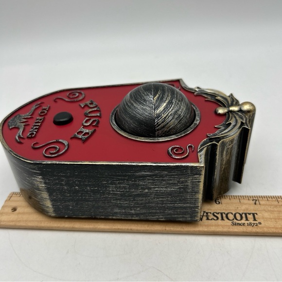 Gemmy Halloween Animatronic Eyeball Doorbell w/ Light & Sounds Multiple Phrases - Picture 3 of 11